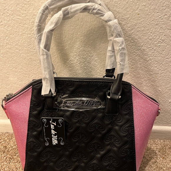 Lux de Ville Handbags - Lux De Ville Lady Lux Tote (Bashful Blush Sparkle)